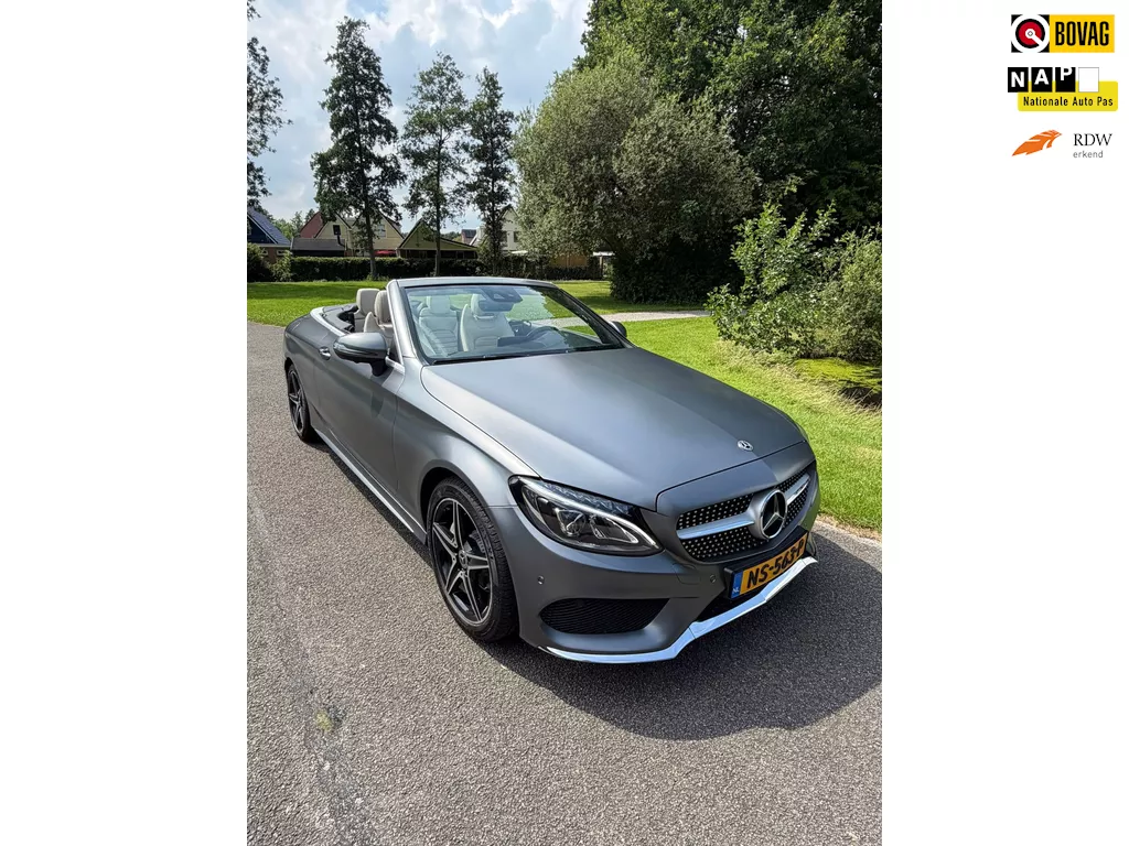 Mercedes-Benz C-klasse Cabrio 200 AMG Pakket Camera 360 Stoelventilatie